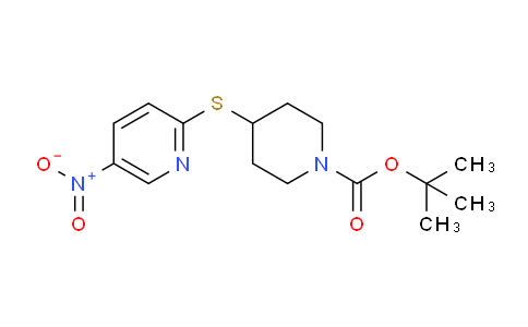 tert-butyl 4-((5-nitropyridin-2-yl)thio)piperidine-1-carboxylate