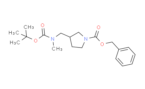 benzyl 3-(((tert-butoxycarbonyl)(methyl)amino)methyl)pyrrolidine-1-carboxylate