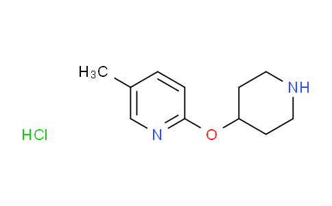 5-methyl-2-(piperidin-4-yloxy)pyridine hydrochloride