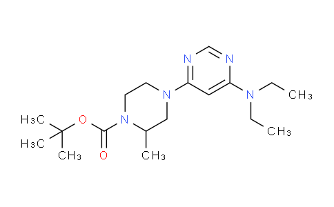 4-(6-二乙基氨基-嘧啶-4-基)-2-甲基-哌嗪-1-羧酸叔丁酯