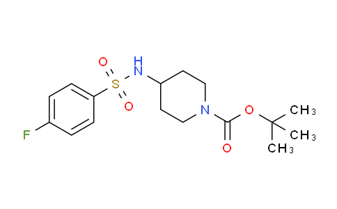 tert-butyl 4-(4-fluorophenylsulfonamido)piperidine-1-carboxylate