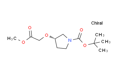 tert-butyl (S)-3-(2-methoxy-2-oxoethoxy)pyrrolidine-1-carboxylate