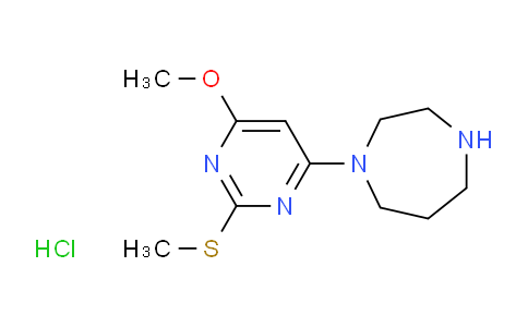 1-(6-甲氧基-2-甲硫基-嘧啶-4-基)-[1,4]二氮杂环庚烷盐酸盐