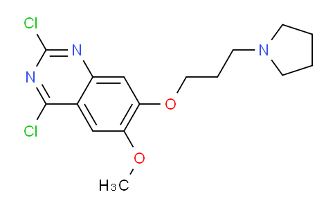 2,4-DICHLORO-6-METHOXY-7-(3-(PYRROLIDIN-1-YL)PROPOXY)QUINAZOLINE