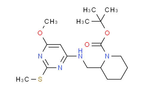 2-[(6-甲氧基-2-甲硫基-嘧啶-4-基氨基)-甲基]-哌啶-1-羧酸叔丁基酯