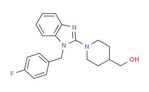 {1-[1-(4-氟-芐基)-1H-苯并咪唑基-2-基]-哌啶-4-基}-甲醇