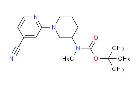 tert-butyl (1-(4-cyanopyridin-2-yl)piperidin-3-yl)(methyl)carbamate