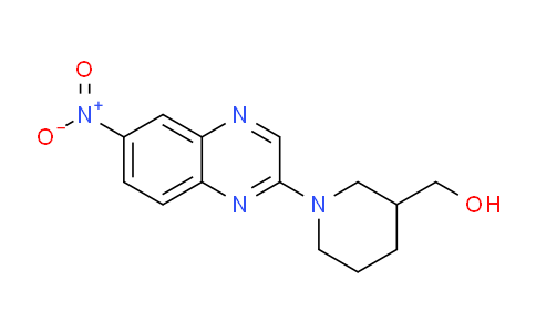 (1-(6-nitroquinoxalin-2-yl)piperidin-3-yl)methanol