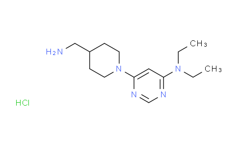 [6-(4-氨甲基哌啶-1-基)-嘧啶-4-基]-二乙基-胺盐酸盐