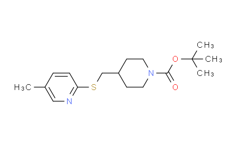 4-(5-甲基-吡啶-2-基硫烷基)-哌啶-1-羧酸叔丁基酯