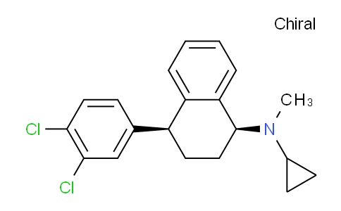 环丙基-[(1S,4S)-4-(3,4-二氯-苯基)-1,2,3,4-四氢-萘-1-基]-甲基-胺