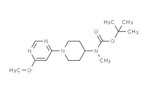 [1-(6-甲氧基-嘧啶-4-基)-哌啶-4-基]-甲基-氨基甲酸叔丁基酯