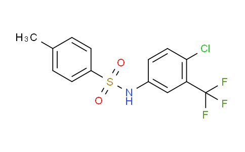 N-(4-chloro-3-(trifluoromethyl)phenyl)-4-methylbenzenesulfonamide