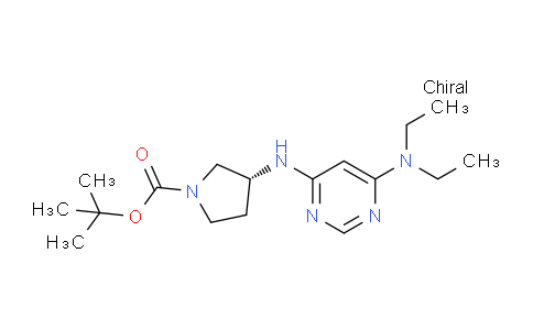 (R)-tert-butyl 3-((6-(diethylamino)pyrimidin-4-yl)amino)pyrrolidine-1-carboxylate