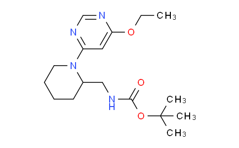[1-(6-乙氧基-嘧啶-4-基)-哌啶-2-基甲基]-氨基甲酸叔丁基酯