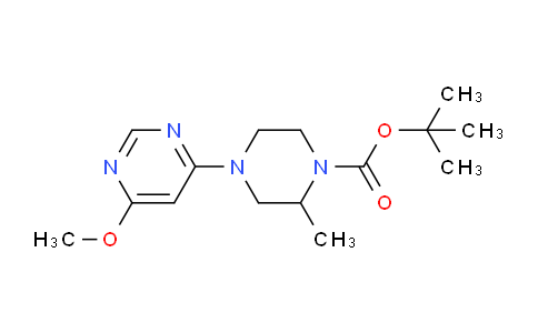 tert-butyl 4-(6-methoxypyrimidin-4-yl)-2-methylpiperazine-1-carboxylate