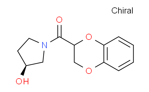 (2,3-dihydrobenzo[b][1,4]dioxin-2-yl)((S)-3-hydroxypyrrolidin-1-yl)methanone