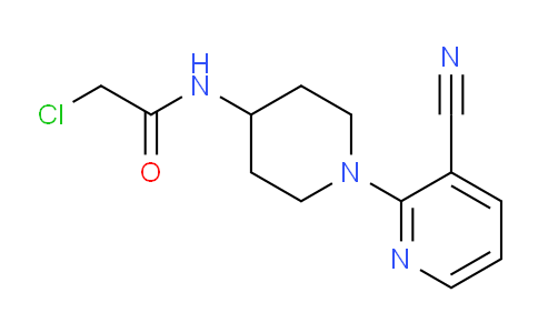 2-chloro-N-(1-(3-cyanopyridin-2-yl)piperidin-4-yl)acetamide