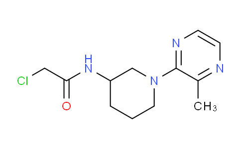 2-chloro-N-(1-(3-methylpyrazin-2-yl)piperidin-3-yl)acetamide