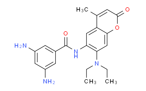 3,5-diamino-N-(7-(diethylamino)-4-methyl-2-oxo-2H-chromen-6-yl)benzamide