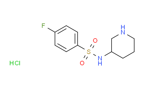 4-氟-N-哌啶-3-基-苯磺酰胺盐酸盐