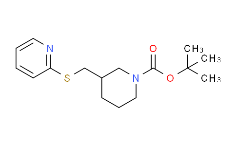tert-butyl 3-((pyridin-2-ylthio)methyl)piperidine-1-carboxylate