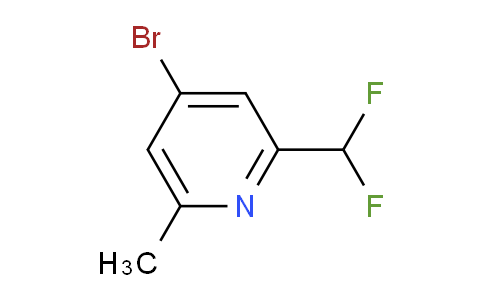 4-Chloro-2-difluoromethyl-6-methyl-pyridine