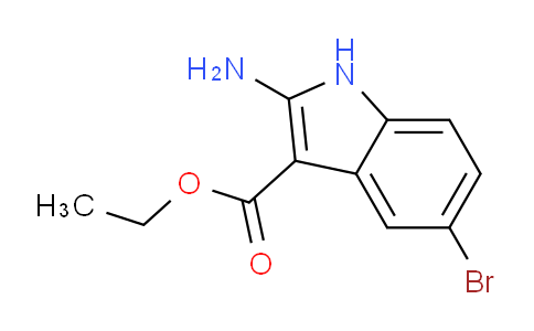2-氨基-5-溴-1H-吲哚-3-羧酸乙酯