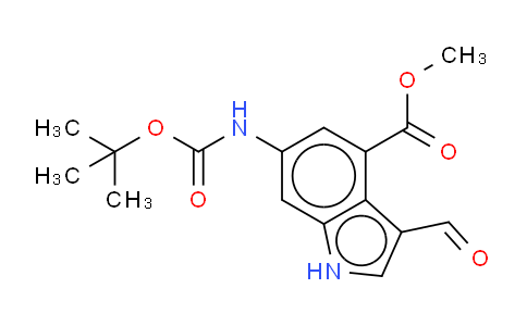 Methyl 6-N-boc-amino-3-formyl-1H-indole-4-carboxylate