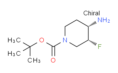 Cis-1,1-dimethylethyl 4-amino-3-fluoro-1-piperidinecarboxylate