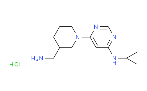 [6-(3-氨甲基哌啶-1-基)-嘧啶-4-基]-环丙基胺盐酸盐