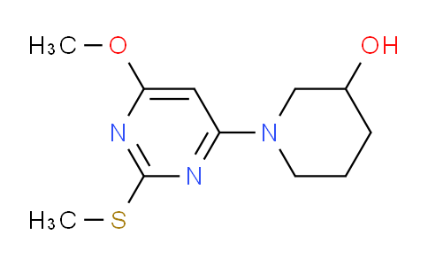 1-(6-甲氧基-2-甲硫基-嘧啶-4-基)-哌啶-3-醇