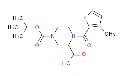 4-(3-甲基-噻吩-2-羰基)-哌嗪-1,3-二羧酸1-叔丁酯