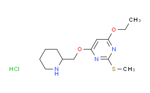 4-乙氧基-2-甲硫基-6-(哌啶-2-基甲氧基)嘧啶盐酸盐