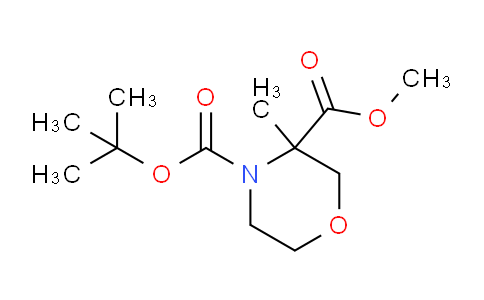 Methyl N-boc-3-methylmorpholine-3-carboxylate
