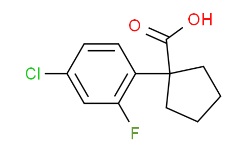 1-(4-chloro-2-fluorophenyl)cyclopentanecarboxylic acid