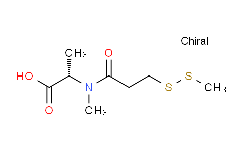 N-methyl-N-(3-(methyldisulfanyl)propanoyl)-L-alanine