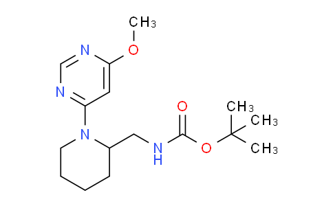 [1-(6-甲氧基-嘧啶-4-基)-哌啶-2-基甲基]-氨基甲酸叔丁基酯