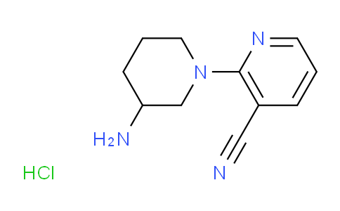 2-(3-aminopiperidin-1-yl)nicotinonitrile hydrochloride