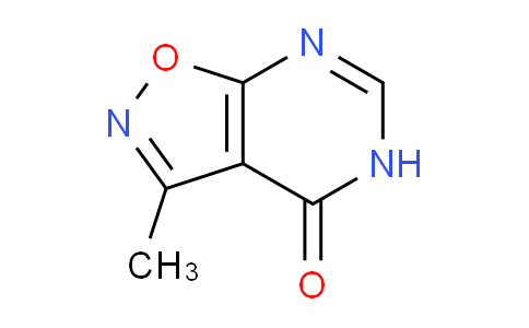 3-Methyl-5H-isoxazolo[5,4-d]pyrimidin-4-one