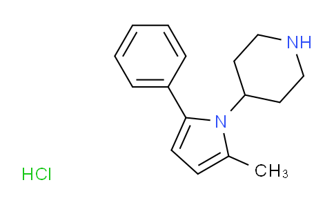 4-(2-甲基-5-苯基-1H-吡咯-1-基)哌啶盐酸盐