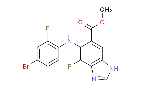 6-(4-溴-2-氟 - 苯基氨基)-4-氟-3H-苯并咪唑-5-羧酸甲酯