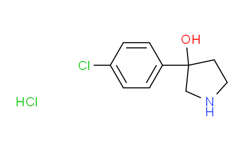 3-(4-chlorophenyl)pyrrolidin-3-ol hydrochloride