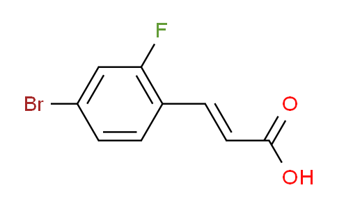 反式-3-(2-氟-4-溴苯基)-2-丙烯酸