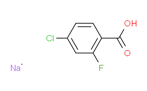 4-Chloro-2-fluorobenzoic acid sodium