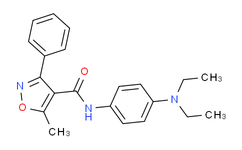 N-[4-(Diethylamino)phenyl]-5-methyl-3-phenyl-1,2-oxazole-4-carboxamide