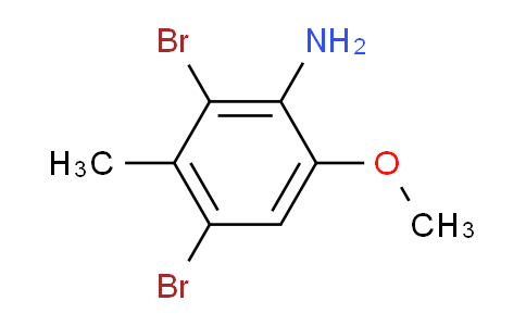 2,4-dibromo-6-methoxy-3-methylaniline