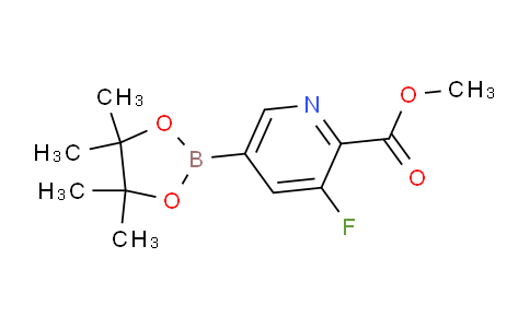 Methyl 3-fluoro-5-(tetramethyl-1,3,2-dioxaborolan-2-yl)pyridine-2-carboxylate