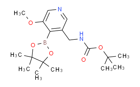 tert-Butyl (5-methoxy-4-(4,4,5,5-tetramethyl-1,3,2-dioxaborolan-2-yl)pyridin-3-yl)methylcarbamate