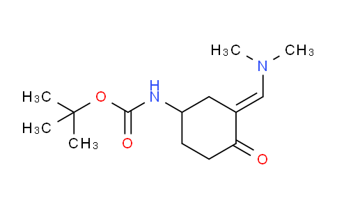 (3-Dimethylaminomethylene-4-oxo-cyclohexyl)-carbamic acid tert-butyl ester
